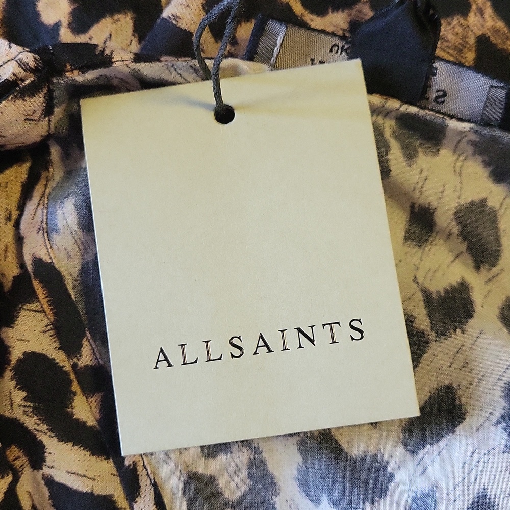 Allsaints Lil Leppo Dress 0 NWT #Y2K #Goth #90's - Picture 11 of 15